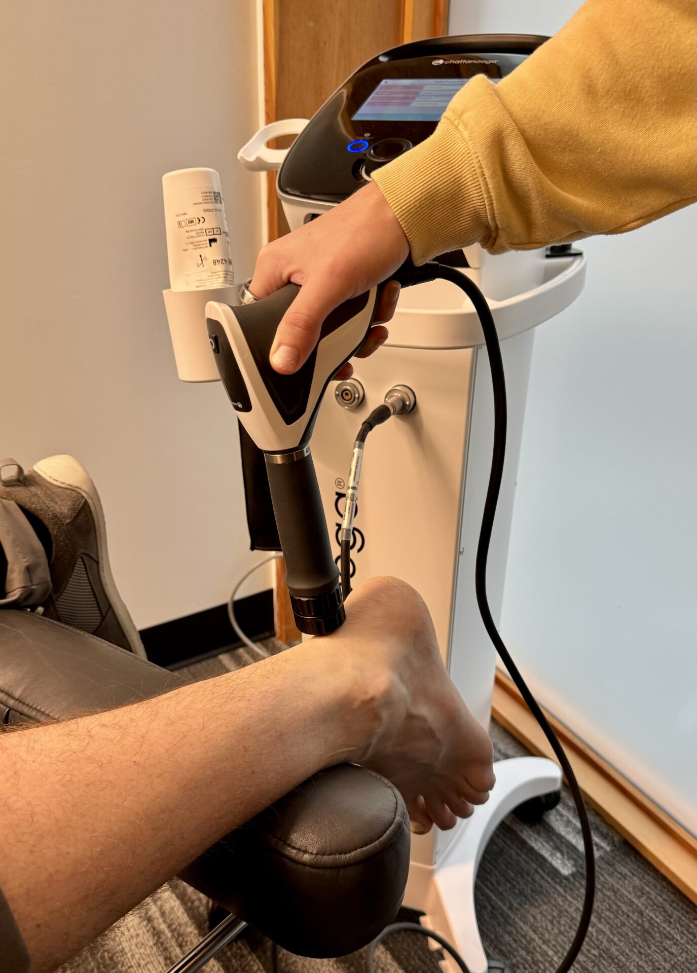 Shockwave treatment for Achilles Tendonitis